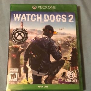 Watch_dogs 2. Xbox one new. Sealed